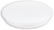 Adeleq Φωτιστικό Επίτοιχο LED PP Στρόγγυλο Πλήρες 18W 4000K Λευκό 21-918201