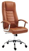 Πολυθρόνα Γραφείου Bs8600 Brown 01-0139 62Χ70Χ114-124cm