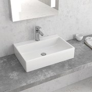KARAG LT2082 Νιπτήρας Επικαθήμενος Λευκό Πορσελάνη