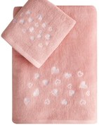 Πετσέτες Βρεφικές Που Λάμπουν Στο Σκοτάδι Marker 18 (Σετ 2τμχ) Pink Kentia Σετ Πετσέτες 70x125cm 100% Βαμβάκι