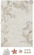 Χαλί Παιδικό Βυθός LOR-C-SEABED 140x200cm Cream-Multi Lorena Canals 140X200cm