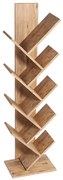 Βιβλιοθήκη ArteLibre AZIZI Δρυς Μοριοσανίδα 35x19.5x130cm-14870085