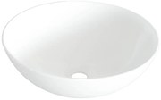 Νιπτήρας Πορσελάνης Επιτραπέζιος Φ40x14cm Ceramita White Matt Ceramita F434-White-M