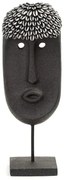 Διακοσμητική Φιγούρα Σε Βάση BOD126 19,5x10x52cm Black Espiel Polyresin