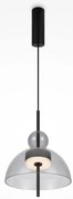 Κρεμαστό Φωτιστικό Οροφής LED 12W Γυαλί 32cm Bangkok Maytoni MOD185PL-L11B3K1 Γκρι