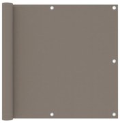 vidaXL Διαχωριστικό Βεράντας Taupe 90 x 400 εκ. Ύφασμα Oxford