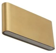 Απλίκα Φωτιστικό Τοίχου LED 2x5W ΙΡ54 17,5cm Semi M Nowodvorski-11366-Ορείχαλκος 11366