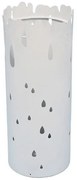 Inart Ομπρελοθήκη Λευκή 20x50x20cm Λευκή 3-70-207-0153
