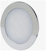 LED mini Πάνελ V-TAC 24W  στρογγυλό Νίκελ Χρώμιο Θερμό Λευκό