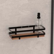 Ραφιέρα Μπάνιου (25.5x10x8) F-V Blackacia 204903