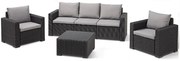 METAX-24 California-3 Lounge Set Ανθρακί*  0. x 0. x 0. metax-01-00-1798