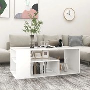 vidaXL Τραπεζάκι Σαλονιού Λευκό 100 x 50 x 40 εκ. από Μοριοσανίδα