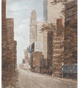 Πίνακας ArteLibre "Πόλη" Καμβάς 60x90cm Arte-14670024