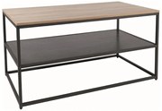 ŁAWA AMBER A DĄB/CZARNY 110X60 DIOMMI-80-2599