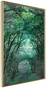 Αφίσα - Tree Tunnel - 40x60 - Χρυσό - Χωρίς πασπαρτού