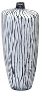 Βάζο TAS239 15,5x15,5x35,5cm White-Black Espiel Ceramic
