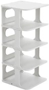 HOME USE παπουτσοθήκη HUH-0150, 5 θέσεων, 24.5x26.5x60cm, γκρι