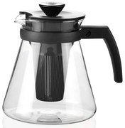 Τσαγιέρα Με Φίλτρο Teo 646622 1,25lt Black-Clear Tescoma Plastic, Glass