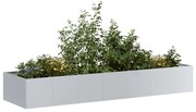vidaXL Ζαρντινιέρα 280x80x40 εκ. από Γαλβανισμένο Ατσάλι