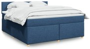 ΚΡΕΒΑΤΙ BOXSPRING ΜΕ ΣΤΡΩΜΑ ΜΠΛΕ 180X200 ΕΚ. ΥΦΑΣΜΑΤΙΝΟ 3289065