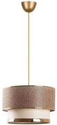 Φωτιστικό Οροφής Cake 390FLH1817 Φ30x65cm E27 40W Beige-Gold Opviq