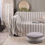 Ριχτάρι Sehrazat Brown-Grey Ρυθμός Τριθέσιο 180x280cm 100% Cotton