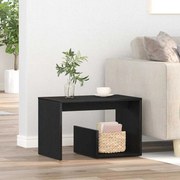 vidaXL Πλευρικό Τραπέζι Μαύρη Δρυς 59 x 36 x 38 εκ. Επεξεργασμένο ξύλο