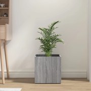 vidaXL Ζαρντινιέρα Γκρι sonoma 40 x 40 x 40 εκ. από Επεξεργασμένο Ξύλο