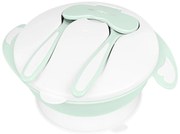 Φαγητοδοχείο Με Χωρίσματα & Κουτάλι & Πιρούνι (Σετ) 700ml Kikka Boo Mint