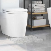 vidaXL Πατάκι μπάνιου U-σχήματος Γκρι 50x50 εκ Πολυπροπυλένιο Αντιολισθητικό