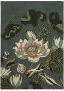 Χαλί Waterlily Midnight Pond 038608 Green Wedgwood 120X180cm