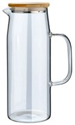 Estia Κανάτα Bamboo Essentials Γυάλινη 1000ml Με Καπάκι