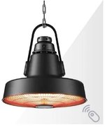 Μανιτάρι Κρεμαστό Τηλεχειριζόμενο 1500W Μαύρο ΙΡ24 70-00709 Panagoulas-70-00709-Μαύρο 70-00709