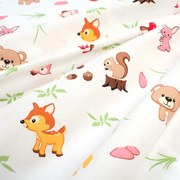 Πάνα Χασέ (80x80) Dimcol Animals 571 White - Pink