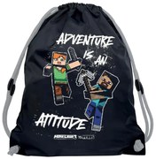 Παιδική Τσάντα Πουγκί (31x0.5x42) Graffiti Minecraft Black 248402