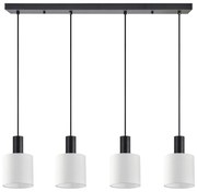Φωτιστικό Οροφής Πολύφωτο Homelighting 77-8511 Black/White