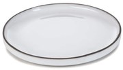 CARACTERE WHITE CUMULUS DESSERT PLATE 21X21X2CM | Συσκευασία 4 τμχ