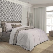 Σετ Παπλωματοθήκη Polycotton King 240x260εκ. Essential 2168 Λευκή-Σπαγγί Greenwich Polo Club