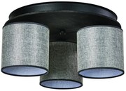 Σποτ Φωτιστικό Οροφής Τριπλό Ε27 20x40 Arkolight-2420-4/3-Γκρι 2420-4/3