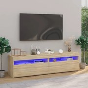 ΈΠΙΠΛΟ ΤΗΛΕΟΡΑΣΗΣ ΜΕ LED 2 ΤΕΜ. SONOMA ΔΡΥΣ 75 X 35 X 40 ΕΚ. 804398