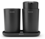 Brabantia 1003491 Σετ αξεσουάρ μπάνιου ReNew Dark Grey 3τμχ