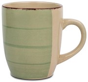 Κούπα Stoneware "Lines Oil Green" 350ml