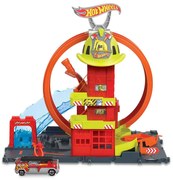 Πίστα Πυροσβεστικός Σταθμός City Super Λουπ Hot Wheels HKX41 Multi Mattel