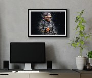 Πόστερ &amp; Κάδρο Lewis Hamilton F034 21x30cm Εκτύπωση Πόστερ (χωρίς κάδρο)