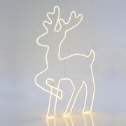 Eurolamp Τάρανδος 5m Νέον Φωτοσωλήνα Θερμό Λευκό IP44 54x89cm 600-23006