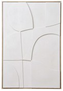 Διακοσμητικός Πίνακας Τοίχου Σε Καμβά Madeline Relief W60 x H90 x L3cm HOUSE NORDIC