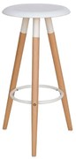 ZITA PLUS LOFT ΣΚΑΜΠΟ ΛΕΥΚΟ ΧΩΡΙΣ ΠΛΑΤΗ 77XΦ37εκ.10.0100