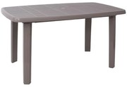 SORRENTO Τραπέζι Oval Dining Κήπου - Βεράντας, PP Απόχρωση Tortora 140x80x74cm oval