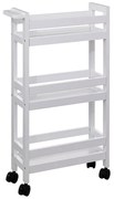 Τρόλεϊ/Ραφιέρα 3 Θέσεων (40x15x75) F-V Wheels Trolley Cotton 174762I