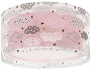 Φωτιστικό Οροφής-Πλαφονιέρα Clouds 41416 S 33x16,5cm 2xE27 Pink Ango